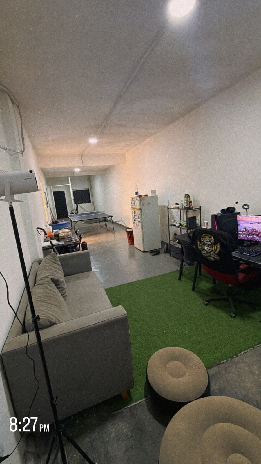 Lounge del espacio Golden Green